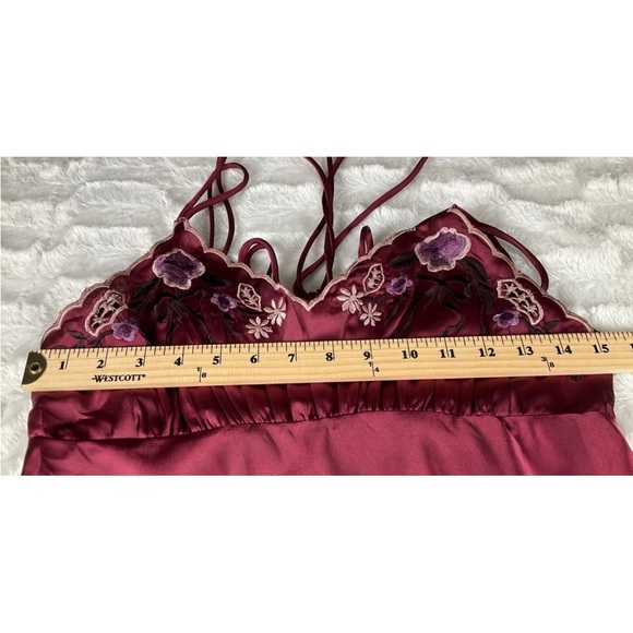 Intimately Free People Slip Dress XS Sweetheart Babydoll Embroidered Fairy Tank - Picture 11 of 13